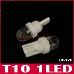 Светодиодная лампа T10-1LED вогнутая 12V (W5W)